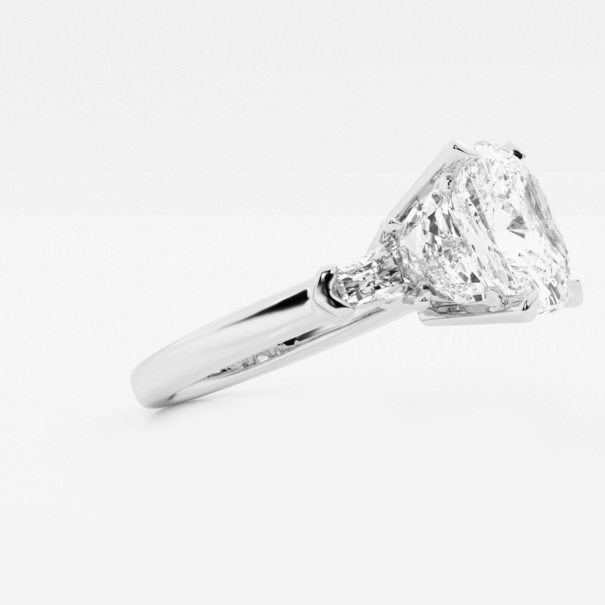 Additional Image 1 for  6 1/3 ctw Cushion Lab Grown Diamond Engagement Ring